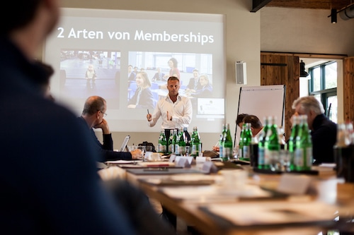 Gunnar Kessler bei einem Premium Coaching Workshop.